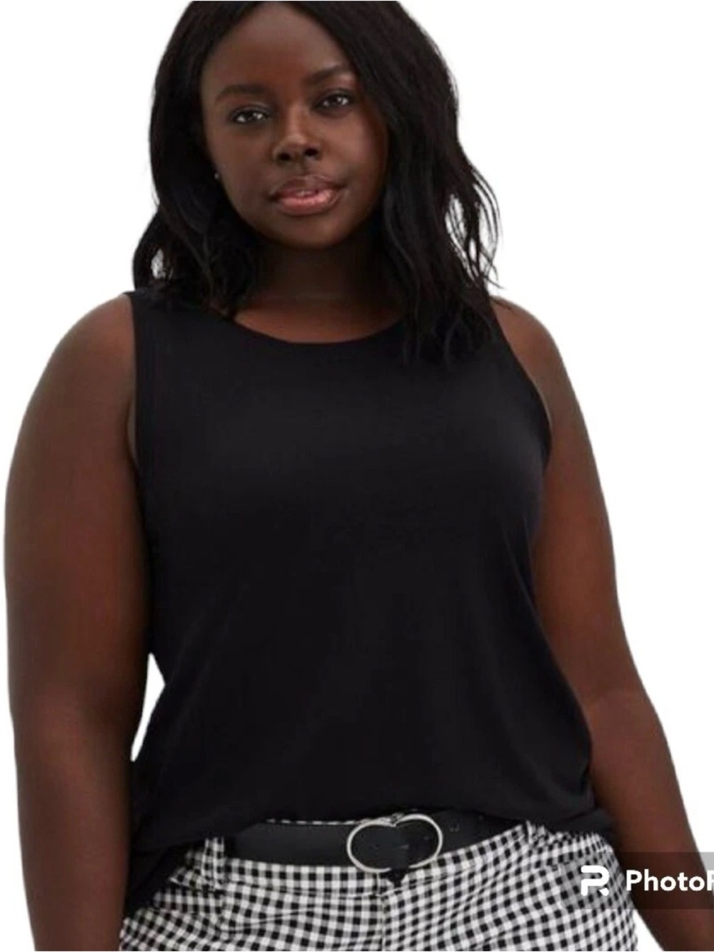 Torrid Classic Black Sleeveless Women's Tank Top